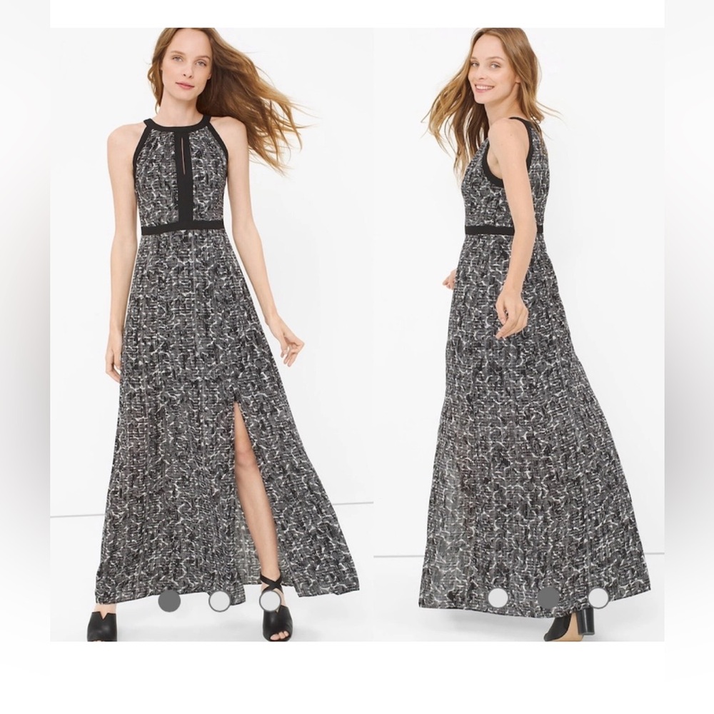 White House Black Market Patterned Maxi Dress